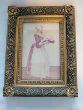 Altes Bild Schokoladenmädchen