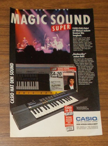 Seltene werbung vintage - werbung, casio