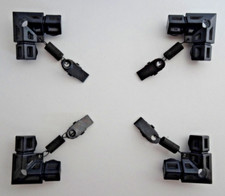 4x Eckverbinder, Poster - Spannrahmen werberahmen posterhalter strech frame