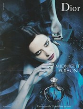 Werbung Hochglanzpapier - Advertising Paper - Midnight Poison von Christian Dior 
