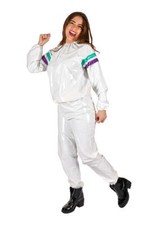 PVC Schwitz Sauna Anzug 2-teilig weiß