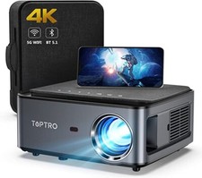 WiFi Heimkino Projektor, 8000 Lumen Projektor 1080P HD tragbar unterstützt 4K