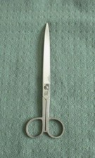 Vintage 23,5 cm lange Schere Solingen Lerche Schnittlänge 13,5 cm