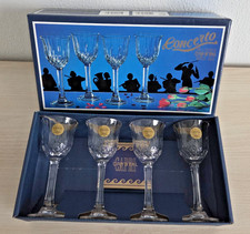 4 Likör-Gläser CAPRI CRYSTAL