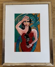 Handgemalte Elvira Bach