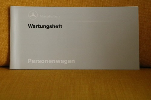 Wartungsheft mercedes benz - wartungsheft, mercedes-benz