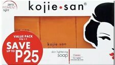 3X65g Bars Kojie San Kojic Lightening Whitening Soap Acid Philippines 