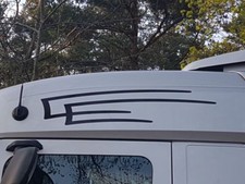 2 x LKW Zacken Dekor Aufkleber