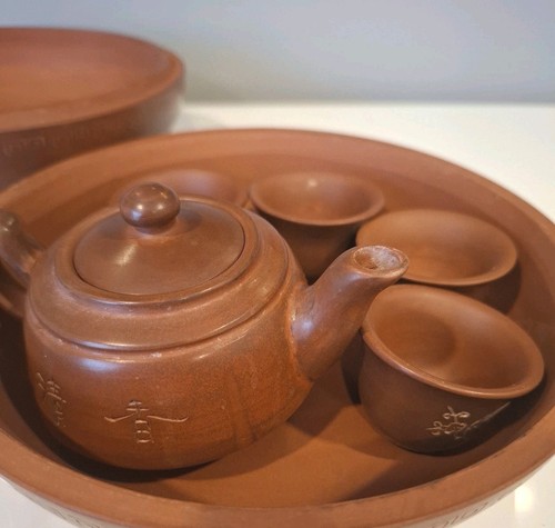 Chinesisches ton teeservice - ,