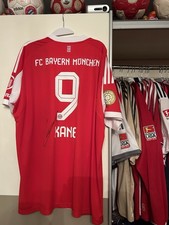 Trikot Signiert FC Bayern München Harry Kane Autogramm Unterschrift World Cup 25