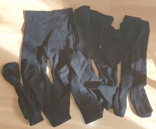 2Damen Strumpfhosen warm und eine ohne Fuß,schwarz,42/44,Baumwolle