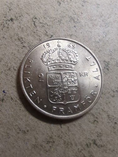 Schweden kronen 1969 1 - 2, #-1