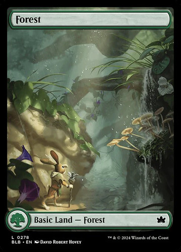 Magic mtg forest blb 278 - forest, (v.1)