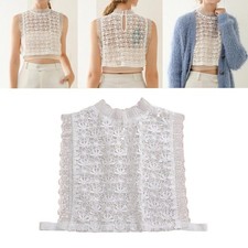 Frauen Tops Stehkragen Spitze