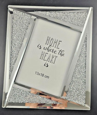 Bilderrahmen Diamantata silber