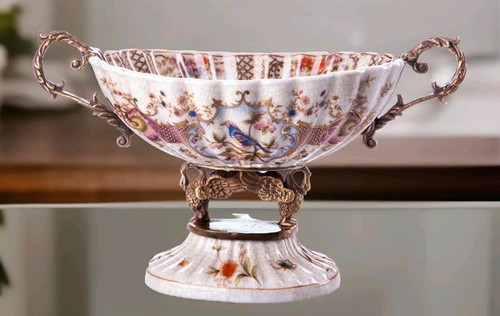 Schale porzellan bronze - porzellan,