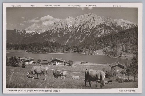 Mittenwald 1953 lautersee - -,