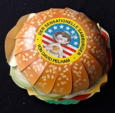 Der Sensationelle Samburger, David Pelham Pop Up Buch. Ekel-Burger, selten.