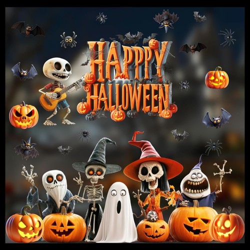 Halloween fensterbilder set - fensterbilder,