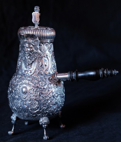 Silber schokolade kanne - silber,