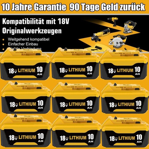 Für dewalt 18v akku - 10, ah