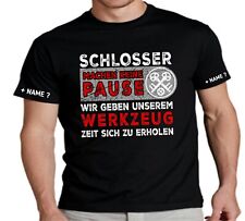 Schlosser Schlosserei T Shirt Arbeitsbekleidung Zunftzeichen Logo Bekleidung 43