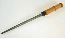 F.DICK Messerschärfer WETZSTAHL Nr. 616 mit Bambusgriff HOLZ 20 - 31cm 1965 5a