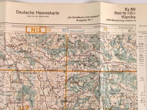 Deutsche heereskarte 1943 - deutsche,