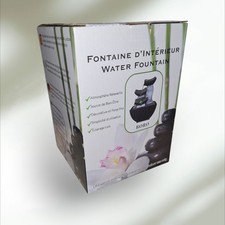 Zen'Light - Zimmerbrunnen Boro Wasserfall Zen relaxend mit farbigem LED