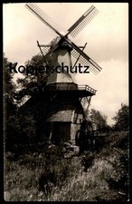 ÄLTERE FOTO POSTKARTE HÜVEN WINDMÜHLE & WASSERMÜHLE Mühle Mill Moulin Windmill M