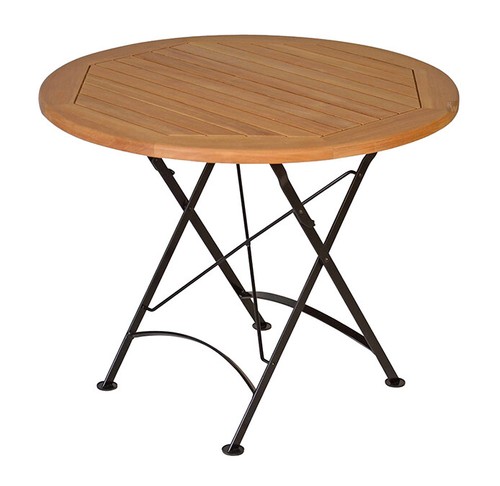 Teak klapptisch rund bellevue - teak,