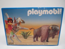 Playmobil 3731 "Indianer mit Pferd und Bison" (in OVP) RAR/selten!