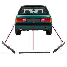 FÜR BMW E30 HECKSTOßSTANGE VERZIERUNG Formteilsatz EURO 87-94 Spät...