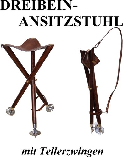 Ansitzstuhl dreibein trioled - ansitzstuhl,