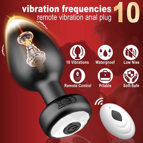 Anal plug vibrator klitoris - plug,