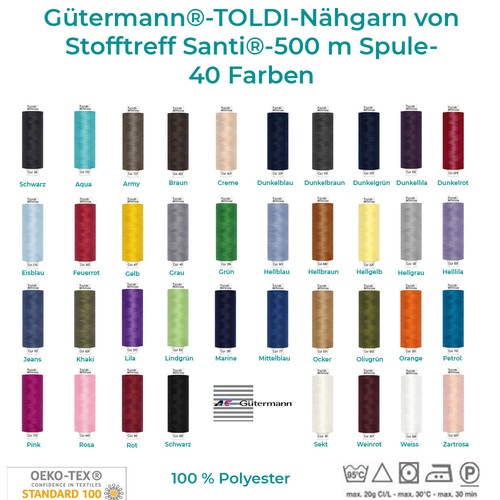 Gütermann toldi nähgarn 500 - nähgarn,