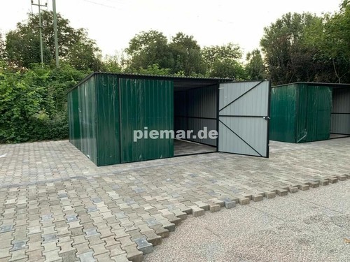 Blechgarage 5x6m ral6005 - blechgarage, in