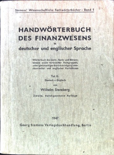 Handwörterbuch des