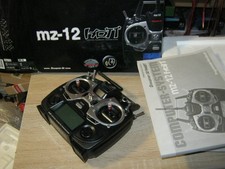 Graupner Sender MZ 12  HOTT  2,4 Ghz  mit Akkubox  Einzelsender 