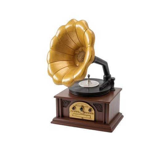 Trichtergrammophon nostalgisch - trichtergrammophon,