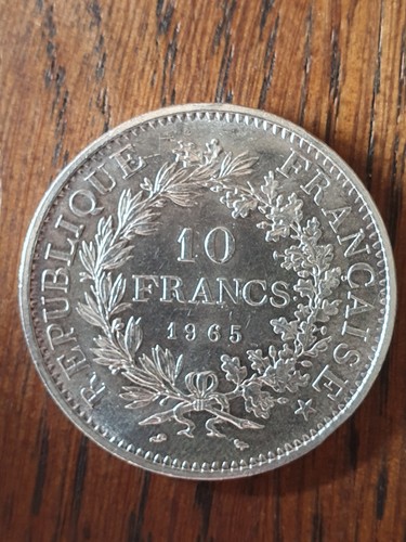 Silbermünze francs 1965 - silbermünze,