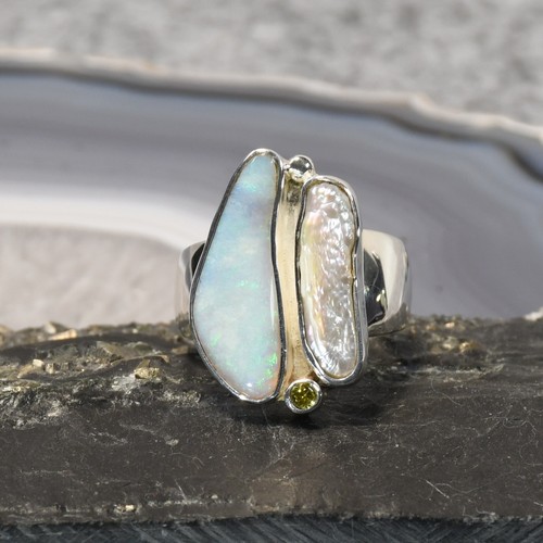 Edelopal ring 925er - edelopal,
