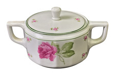 Großes Zuckerdose  Rosendekor