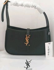 Yves Saint Laurent Handtasche Leder Schwarz Neu 