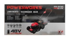 Powerworks Akku-Rasenmäher