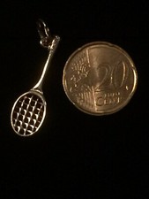 Süßer Tennisschläger Anhänger 925er Silber Racket 1,85 g 3,8 cm