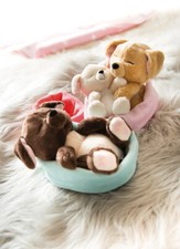 NICI Auswahl Plüsch Hund Sleeping Puppies, Dog Friends, Husky