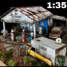 Tankstelle Amerika in 1:35 -