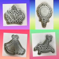 Prinzessin Set Schuhe Spiegel Kleid Kutsche Ausstecher