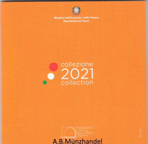 Italien 2021 kursmünzensatz - italien,
